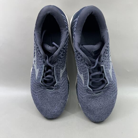 Mizuno Wave Sky Waveknit 3 Running Shoes Men Size 13 Blue Comfort Low Sneakers - Picture 5 of 9